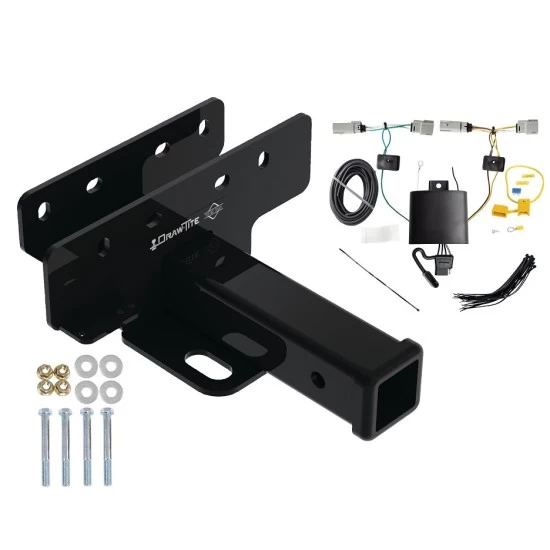 Trailer Tow Hitch For 21-27 Ford Bronco w/o LED Taillights w/ Plug & Play Wiring Kit Class 3 2" Receiver Draw-Tite
