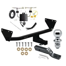 Trailer Tow Hitch For 22-27 Mitsubishi Outlander Class 3 2" Receiver Complete Package w/ Wiring and 1-7/8" Ball
