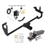 Trailer Tow Hitch For 19-24 Lexus UX250h All Models Complete Package w/ Wiring and 2" Ball