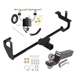 Trailer Tow Hitch For 19-24 Lexus UX250h All Models Complete Package w/ Wiring and 2" Ball