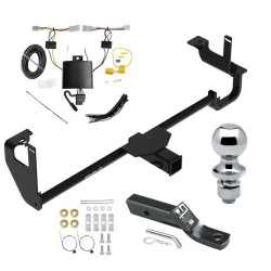 Trailer Tow Hitch For 19-24 Lexus UX250h All Models Class 3 2" Receiver Complete Package w/ Wiring and 1-7/8" Ball