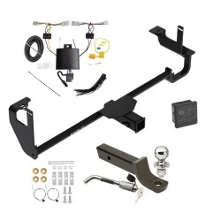 Trailer Tow Hitch For 19-24 Lexus UX250h All Models Deluxe Package Wiring 2" Ball Mount and Lock