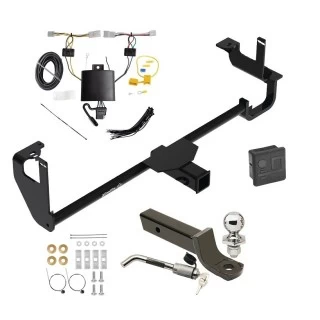 Trailer Tow Hitch For 19-24 Lexus UX250h All Models Deluxe Package Wiring 2" Ball Mount and Lock