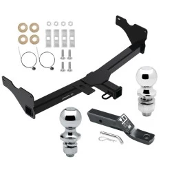 Trailer Tow Hitch For 18-24 VW Tiguan Receiver w/ 1-7/8" and 2" Ball