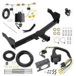 Trailer Hitch w/ 7-Way RV Wiring For 18-23 Volkswagen Tiguan Class 3 2" Receiver All Models