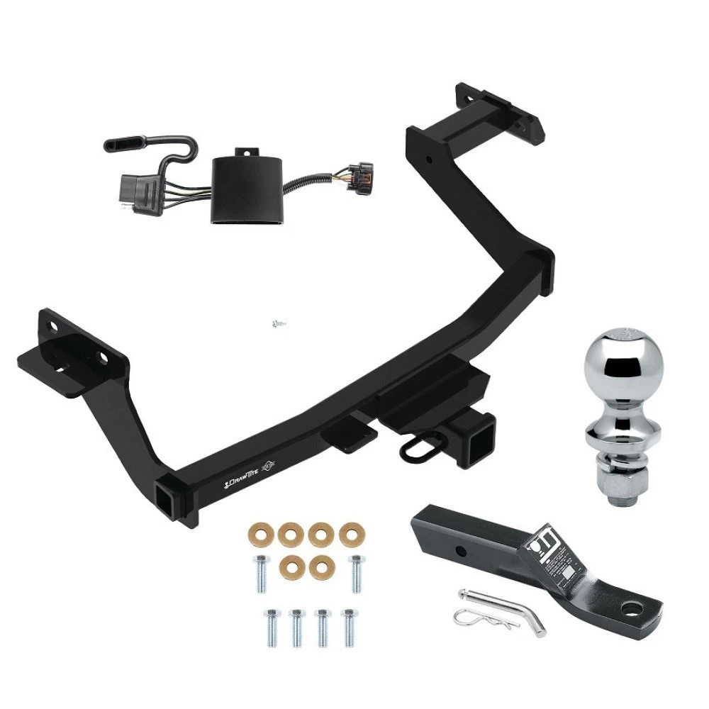 Trailer Tow Hitch For 22-27 Hyundai Santa Cruz All Models Complete Package w/ Wiring and 1-7/8" Ball
