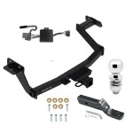 Trailer Tow Hitch For 22-27 Hyundai Santa Cruz All Models Complete Package w/ Wiring and 2" Ball