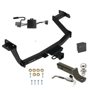 Trailer Tow Hitch For 22-27 Hyundai Santa Cruz All Models Deluxe Package Wiring 2" Ball Mount and Lock