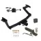 Trailer Tow Hitch For 22-27 Hyundai Santa Cruz All Models Deluxe Package Wiring 2" Ball Mount and Lock