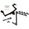 For 2022-2024 Hyundai Santa Cruz Trailer Hitch Tow PKG w/ 4 Bike Carrier Rack + Hitch Lock By Draw-Tite