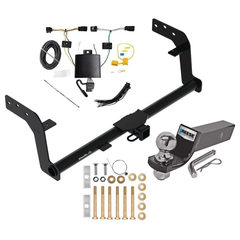 Trailer Tow Hitch For 22-27 Genesis GV70 All Models Complete Package w/ Wiring and 2" Ball