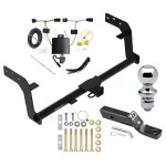 Trailer Tow Hitch For 22-27 Genesis GV70 All Models Class 4 2" Receiver Complete Package w/ Wiring and 1-7/8" Ball