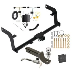 Trailer Tow Hitch For 22-27 Genesis GV70 All Models Deluxe Package Wiring 2" Ball Mount and Lock