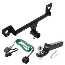 For 21-27 Chevy Trailblazer 20-23 Buick Encore GX w/ LED Taillights Trailer Hitch Tow PKG w/ 4-Flat Wiring + Starter Kit Ball Mount w/ 2" Drop & 2" Ball By Draw-Tite