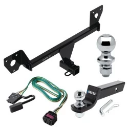 For 21-27 Chevy Trailblazer 20-23 Buick Encore GX w/ LED Taillights Trailer Hitch Tow PKG w/ 4-Flat Wiring + Starter Kit Ball Mount w/ 2" Drop & 2" Ball + 1-7/8" Ball By Draw-Tite