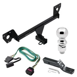 For 21-27 Chevy Trailblazer 20-23 Buick Encore GX w/ LED Taillights Trailer Hitch Tow PKG w/ 4-Flat Wiring + Ball Mount w/ 2" Drop + 2-5/16" Ball By Draw-Tite