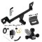 For 2021-2023 Chevy Trailblazer Trailer Hitch kit by: Draw-Tite For 2021-2023 Chevrolet Trailblazer Trailer Hitch Tow PKG w/ 4-Flat Wiring Harness + Triple Ball Ball Mount 1-7/8" & 2" & 2-5/16" Trailer Balls + Pin/Clip + Wiring Bracket (Excludes: w/LED Taillights Models) By Draw-Tite