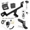 For 2021-2023 Chevrolet Trailblazer Trailer Hitch Tow PKG w/ 4-Flat Wiring + Ball Mount w/ 4" Drop + 2" Ball + Wiring Bracket + Hitch Lock + Hitch Cover (Excludes: w/LED Taillights Models) By Draw-Tite