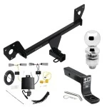 For 2021-2023 Chevrolet Trailblazer Trailer Hitch Tow PKG w/ 4-Flat Wiring + Ball Mount w/ 4" Drop + 2" Ball (Excludes: w/LED Taillights Models) By Draw-Tite