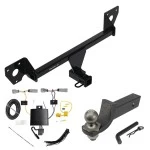 For 2021-2023 Chevy Trailblazer Trailer Hitch kit by: Draw-Tite For 2021-2023 Chevrolet Trailblazer Trailer Hitch Tow PKG w/ 4-Flat Wiring + Interlock Tactical Starter Kit w/ 2" Drop & 2" Ball (Excludes: w/LED Taillights Models) By Draw-Tite