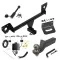 For 2021-2023 Chevrolet Trailblazer Trailer Hitch Tow PKG w/ 4-Flat Wiring + Interlock Tactical Starter Kit w/ 2" Drop & 2" Ball + Tactical Dogbone Lock + Wiring Bracket (Excludes: w/LED Taillights Models) By Draw-Tite