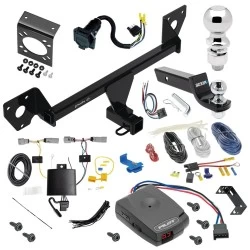For 21-27 Chevrolet Trailblazer w/o LED Taillights Trailer Hitch Tow PKG w/ Pro Series Pilot Brake Control + Generic BC Wiring Adapter + 7-Way RV Wiring + 2" & 2-5/16" Ball & Drop Mount By Draw-Tite