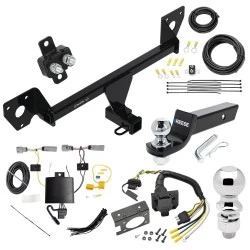 For 21-27 Chevrolet Trailblazer w/o LED Taillights Trailer Hitch Tow PKG w/ 7-Way RV Wiring + 2" & 2-5/16" Ball + Drop Mount By Draw-Tite