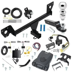 For 2021-2025 Chevrolet Trailblazer Trailer Hitch Tow PKG w/ Tekonsha Prodigy P3 Brake Control + 7-Way RV Wiring + 2" & 2-5/16" Ball & Drop Mount (Excludes: w/LED Taillights Models) By Draw-Tite