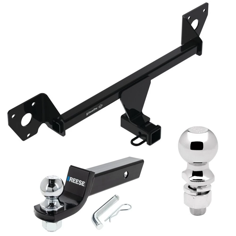 For 2021-2023 Chevrolet Trailblazer Trailer Hitch Tow PKG w/ Starter Kit Ball Mount w/ 2" Drop & 2" Ball + 2-5/16" Ball (Excludes: w/LED Taillights Models) By Draw-Tite