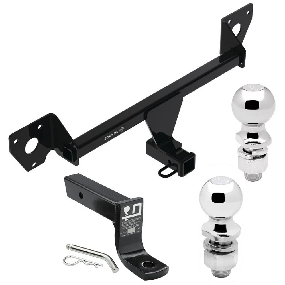 For 2021-2023 Chevrolet Trailblazer Trailer Hitch Tow PKG w/ Ball Mount w/ 4" Drop + 2" Ball + 2-5/16" Ball (Excludes: w/LED Taillights Models) By Draw-Tite