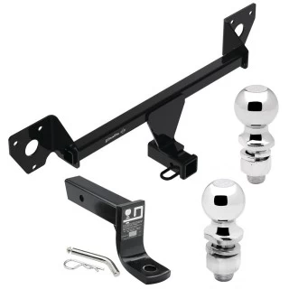 For 2021-2023 Chevrolet Trailblazer Trailer Hitch Tow PKG w/ Ball Mount w/ 4" Drop + 2" Ball + 2-5/16" Ball (Excludes: w/LED Taillights Models) By Draw-Tite