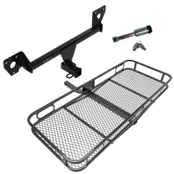 For 2021-2025 Chevrolet Trailblazer Trailer Hitch Tow PKG w/ 60" x 24" Cargo Carrier + Hitch Lock (Excludes: w/LED Taillights Models) By Draw-Tite