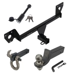 For 2020-2024 Buick Encore GX Trailer Hitch Tow PKG + Interlock Tactical Starter Kit w/ 2" Drop & 2" Ball + Tactical Hook & Shackle Mount + Tactical Dogbone Lock (For Essence w/Active Towplug Models) By Draw-Tite