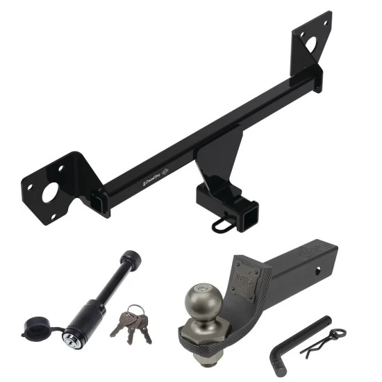 For 2020-2023 Buick Encore GX Trailer Hitch Tow PKG + Interlock Tactical Starter Kit w/ 2" Drop & 2" Ball + Tactical Dogbone Lock (For Essence w/Active Towplug Models) By Draw-Tite