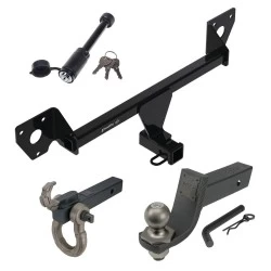 For 2020-2024 Buick Encore GX Trailer Hitch Tow PKG + Interlock Tactical Starter Kit w/ 3-1/4" Drop & 2" Ball + Tactical Hook & Shackle Mount + Tactical Dogbone Lock (For Essence w/Active Towplug Models) By Draw-Tite