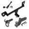 For 2020-2023 Buick Encore GX Trailer Hitch Tow PKG + Interlock Tactical Starter Kit w/ 3-1/4" Drop & 2" Ball + Tactical Hook & Shackle Mount + Tactical Dogbone Lock By Draw-Tite