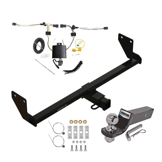 Trailer Tow Hitch For 21-26 KIA Seltos All Models Complete Package w/ Wiring and 2" Ball