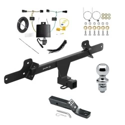 Trailer Tow Hitch For 22-26 Hyundai Ioniq 5 All Models Class 3 2" Receiver Complete Package w/ Wiring and 1-7/8" Ball