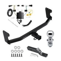 Trailer Tow Hitch For 22-27 KIA EV6 All Models Class 3 2" Receiver Complete Package w/ Wiring and 1-7/8" Ball