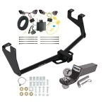 Trailer Tow Hitch For 13-16 Buick Encore All Models w/ Wiring + 2" Ball Class 3