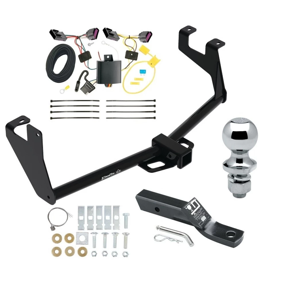 Trailer Tow Hitch For 13-16 Buick Encore All Models w/ Wiring Kit + 1-7/8" Ball 2" Receiver Class 3