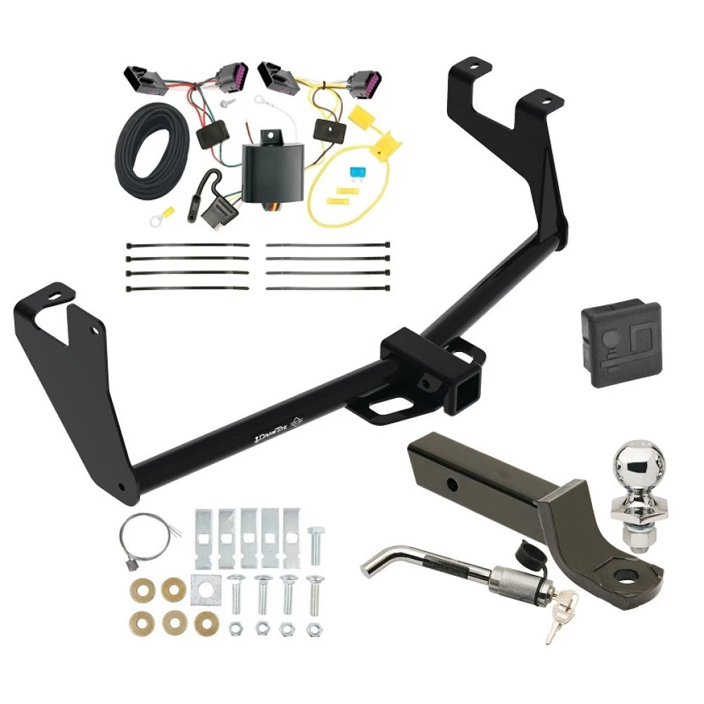 Trailer Tow Hitch For 13-16 Buick Encore All Models w/ Wiring 2" Ball Mount + Lock Class 3