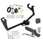 Trailer Tow Hitch For 13-22 Chevrolet Trax w/ Wiring 2" Ball Mount + Lock Class 3