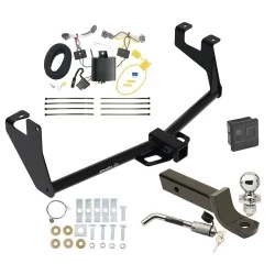 Trailer Tow Hitch For 13-22 Chevrolet Trax w/ Wiring 2" Ball Mount + Lock Class 3