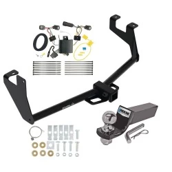Trailer Tow Hitch For 17-22 Buick Encore Exc Encore GX w/ Wiring + 2" Ball Class 3