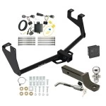 Custom Fit Trailer Hitch Wiring Harness (Plug & Play) 2" Drop Ball-Mount w/ Locking Pin/Clip 2" Chrome BallRubber Hitch Plug Cover Installation Hardware Installation Instructions 76593 118745 7005111 7010 Draw-Tite Trailer Tow Hitch 17-23 B Trailer Tow Hitch For 17-23 Buick Encore Exc GX w/ Wiring Harness 2" Ball Mount + Lock Class 3