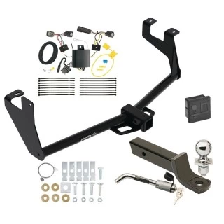 Trailer Tow Hitch For 17-22 Buick Encore Exc Encore GX w/ Wiring Harness 2" Ball Mount + Lock Class 3