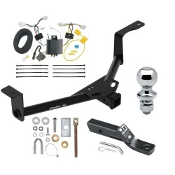 Trailer Tow Hitch For 16-22 Honda HR-V All Models 2" Receiver Complete Package w/ Wiring and 1-7/8" Ball