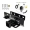 Trailer Tow Hitch For 21-27 Ford Bronco w/ LED Taillights w/ Plug & Play Wiring Kit Class 3 2" Receiver Draw-Tite
