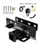 Trailer Tow Hitch For 21-27 Ford Bronco w/o LED Taillights w/ Plug & Play Wiring Kit Class 3 2" Receiver Draw-Tite
